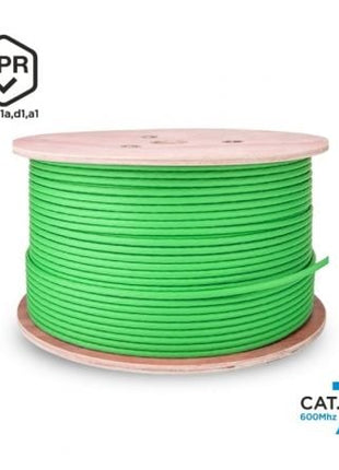 Bobina de Cable RJ45 SFTP AWG23 LSZH CPR Cca Aisens A146 - 0667 Cat.7/ 305m/ Verde - Tiensol