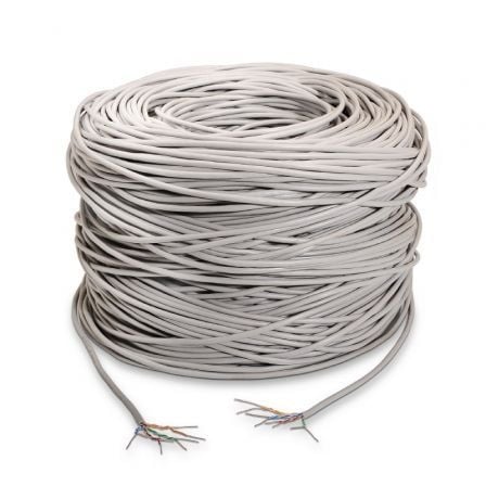 Bobina de Cable RJ45 UTP Aisens A133 - 0209 Cat.5e/ 305m/ Gris - Tiensol