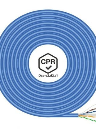 Bobina de Cable RJ45 UTP AWG24 LSZH CPR Dca Aisens A135 - 0662 Cat.6/ 100m/ Azul - Tiensol