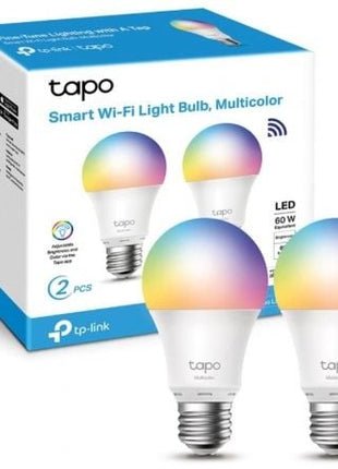 Bombilla Inteligente TP - Link Tapo L530E/ Casquillo E27 / 8.7W/ 806 Lúmenes/ 2500 - 6500K/ Pack 2 - Tiensol