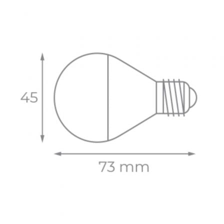 Bombilla Led Iglux XG - 0527 - F V2/ Casquillo E27/ 5W/ 450 Lúmenes/ 5500K - Tiensol