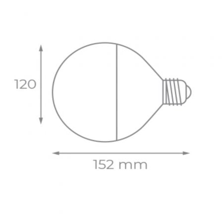 Bombilla Led Iglux XG - 1527 - C V2/ Casquillo E27/ 15W/ 1200 Lúmenes/ 3000K - Tiensol