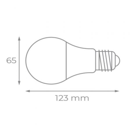 Bombilla Led Iglux XST - 1227 - F V2/ Casquillo E27/ 12W/ 1100 Lúmenes/ 5500K - Tiensol