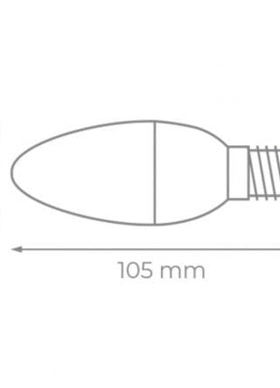 Bombilla Led Iglux XV - 0514 - F V2/ Casquillo E14/ 5W/ 450 Lúmenes/ 5500K - Tiensol