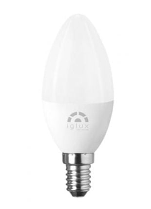 Bombilla Led Iglux XV - 0514 - F V2/ Casquillo E14/ 5W/ 450 Lúmenes/ 5500K - Tiensol