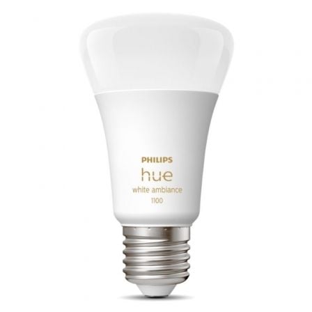 Bombilla Led Inteligente Philips Hue White Ambiance A60/ Casquillo E27/ 8W/ 1100 Lúmenes/ 2200K - 6500K/ Precisa Philips Hue Bridge - Tiensol