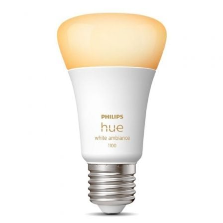 Bombilla Led Inteligente Philips Hue White Ambiance A60/ Casquillo E27/ 8W/ 1100 Lúmenes/ 2200K - 6500K/ Precisa Philips Hue Bridge - Tiensol