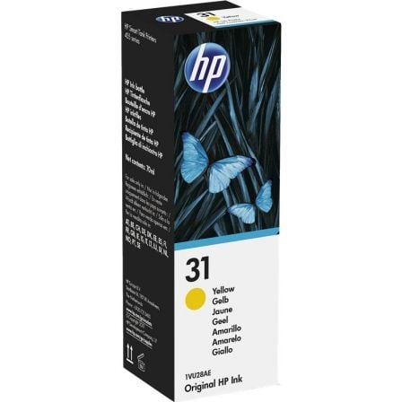 Botella de Tinta Original HP nº31/ Amarillo - Tiensol