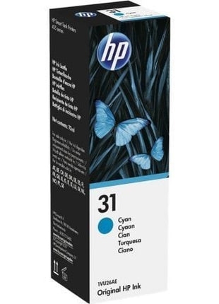 Botella de Tinta Original HP nº31/ Cian - Tiensol