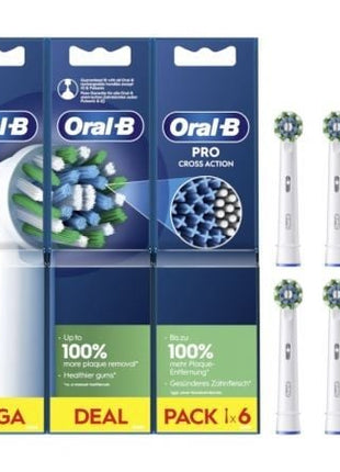 Cabezal de Recambio Braun para cepillo Braun Oral - B Pro Cross Action/ Pack 6 uds - Tiensol