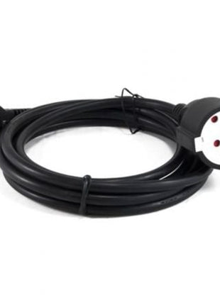 Cable Alargador de Alimentación 3GO AL3M/ CEE7 Macho - CEE7 Hembra/ 3m/ Negro - Tiensol