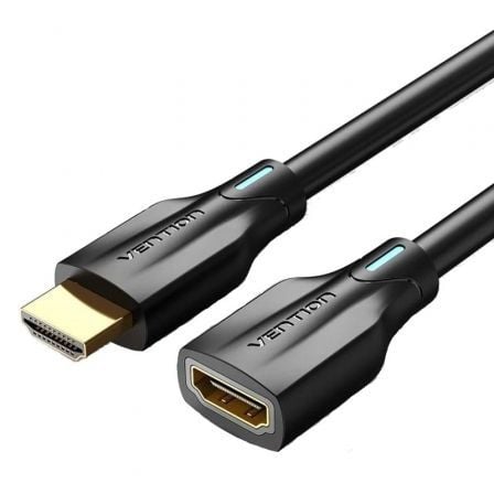 Cable Alargador HDMI 8K Vention AHBBF/ HDMI Macho - HDMI Hembra/ 1m/ Negro - Tiensol