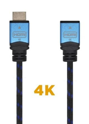 Cable Alargador HDMI Aisens A120 - 0452/ HDMI Macho - HDMI Hembra/ 1m/ Negro/ Azul - Tiensol