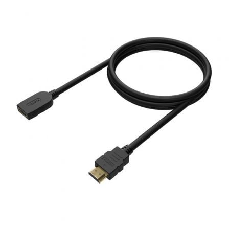 Cable Alargador HDMI Aisens A120 - 0544/ HDMI Macho - HDMI Hembra/ Hasta 10W/ 2250Mbps/ 1m/ Negro - Tiensol