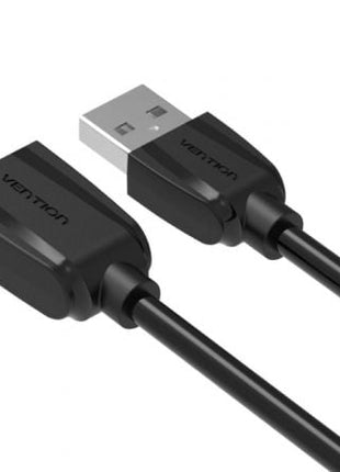 Cable Alargador USB 2.0 Vention VAS - A44 - B100/ USB Macho - USB Hembra/ 1m/ Negro - Tiensol