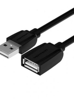 Cable Alargador USB 2.0 Vention VAS - A44 - B300/ USB Macho - USB Hembra/ 480Mbps/ 3m/ Negro - Tiensol