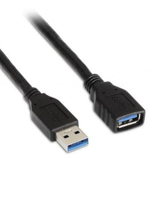 Cable Alargador USB 3.0 Aisens A105 - 0042/ USB Macho - USB Hembra/ Hasta 9W/ 625Mbps/ 2m/ Negro - Tiensol