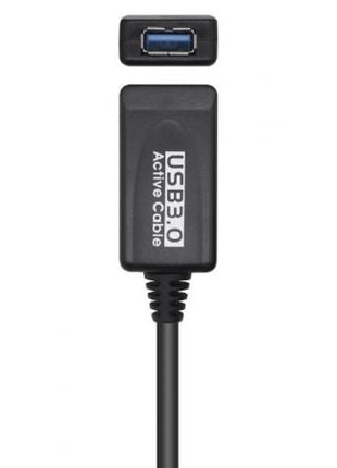 Cable Alargador USB 3.0 con Amplificador Aisens A105 - 0525/ USB Macho - USB Hembra/ Hasta 9W/ 625Mbps/ 5m/ Negro - Tiensol