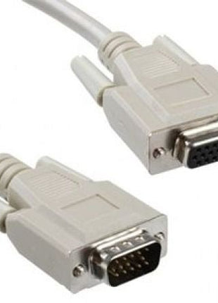 Cable Alargador VGA Nanocable 10.15.0202/ D - SUB Macho - HD SUB Hembra/ 1.8m/ Beige - Tiensol