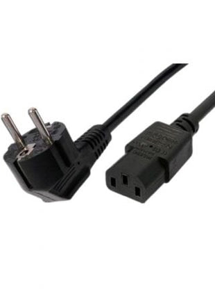 Cable Alimentación 3GO CPOWER/ CEE (7 - 7) Macho - C13 Hembra/ 2m/ Negro - Tiensol