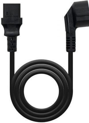 Cable Alimentación CPU Nanocable 10.22.0102 - L2/ CEE7 Macho - C13 Hembra/ 2m/ Negro - Tiensol