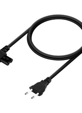 Cable Alimentación Forma 8 Aisens A132 - 0598/ CEE7/16 Macho - C7 Hembra/ Hasta 1500W/ 1.8m/ Negro - Tiensol