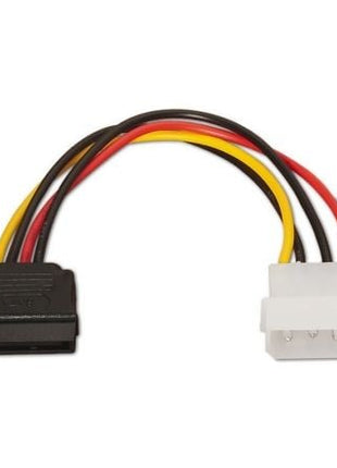 Cable Alimentación SATA Aisens A131 - 0158/ Molex 4 PIN Macho - SATA Hembra/ Hasta 54W/ 16cm - Tiensol