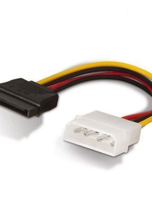 Cable Alimentación SATA Aisens A131 - 0158/ Molex 4 PIN Macho - SATA Hembra/ Hasta 54W/ 16cm - Tiensol