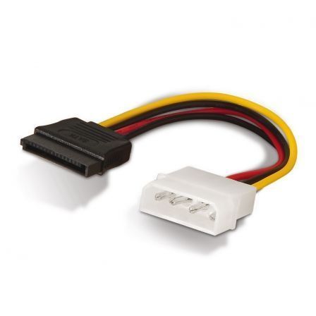 Cable Alimentación SATA Aisens A131 - 0158/ Molex 4 PIN Macho - SATA Hembra/ Hasta 54W/ 16cm - Tiensol