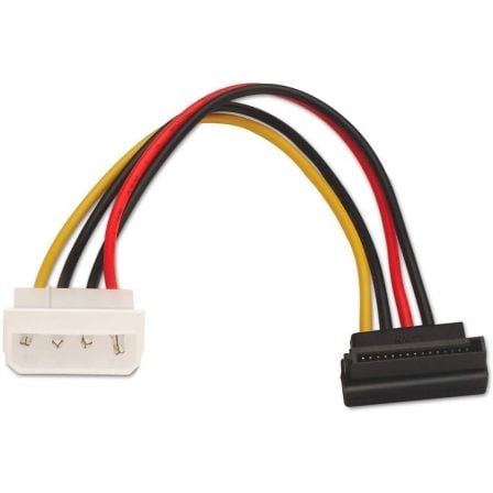 Cable Alimentación SATA Aisens A131 - 0160/ Molex 4 PIN Macho - SATA Hembra/ Hasta 54W/ 16cm - Tiensol