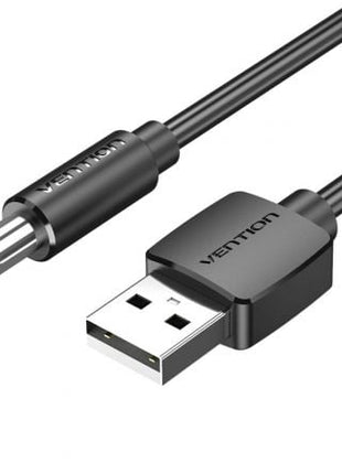 Cable Alimentación Vention CEYBF/ USB - A Macho - DC 5.5mm Macho/ 1m/ Negro - Tiensol