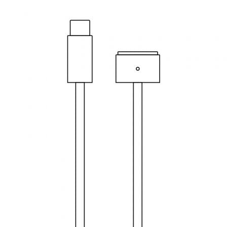 Cable Apple USB Tipo - C a Magsafe 3 para MacBook Pro 14' y 16'/ 2021/ 2m - Tiensol