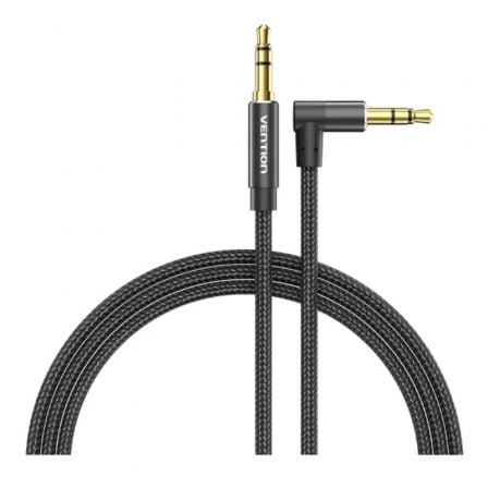 Cable Audio Vention BAZBH/ Jack 3.5 Macho - Jack 3.5 Macho/ 2m/ Negro - Tiensol