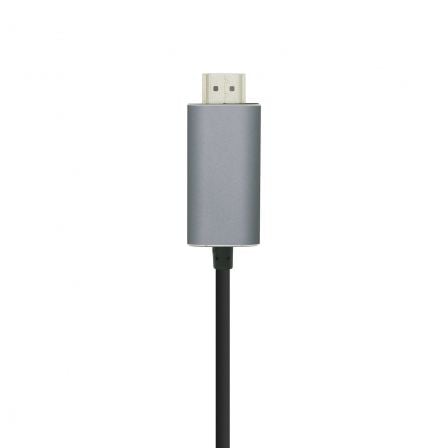 Cable Conversor Aisens A109 - 0392/ USB Tipo - C Macho - HDMI Macho/ Hasta 27W/ 1250Mbps/ 80cm/ Negro - Tiensol