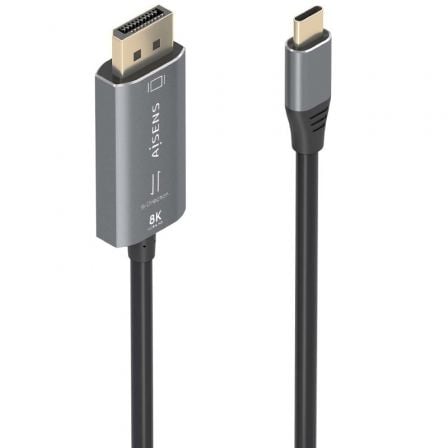 Cable Conversor Aisens A109 - 0880/ USB Tipo - C Macho - DisplayPort Macho/ 1.8m/ Negro - Tiensol