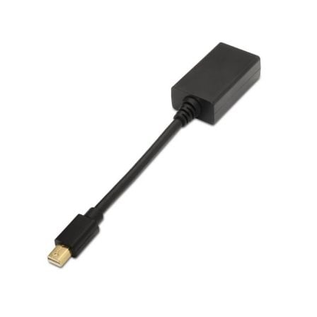 Cable Conversor Aisens A125 - 0137/ Mini DisplayPort Macho - HDMI Hembra/ 15cm/ Negro - Tiensol