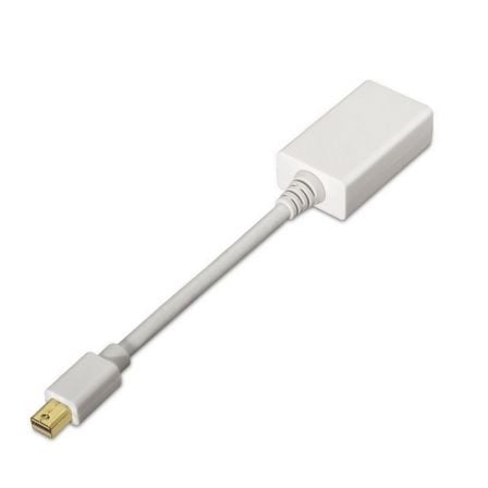 Cable Conversor Aisens A125 - 0138/ Mini DisplayPort Macho - HDMI Hembra/ 15cm/ Blanco - Tiensol