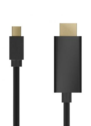 Cable Conversor Aisens A125 - 0361/ Mini DisplayPort Macho - HDMI Macho/ Hasta 5W/ 2300Mbps/ 2m/ Negro - Tiensol