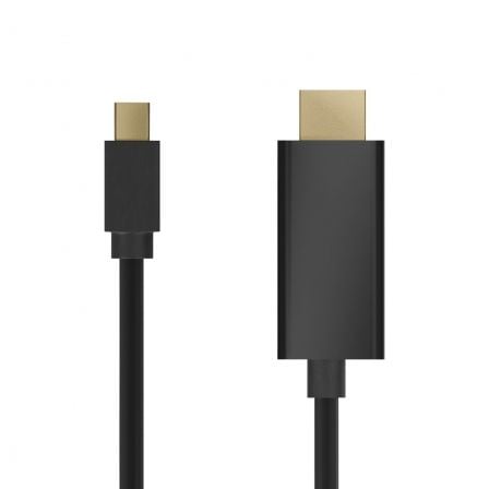 Cable Conversor Aisens A125 - 0361/ Mini DisplayPort Macho - HDMI Macho/ Hasta 5W/ 2300Mbps/ 2m/ Negro - Tiensol