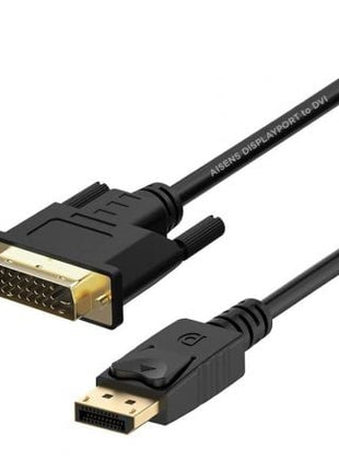 Cable Conversor Aisens A125 - 0366/ DisplayPort Macho - DVI Macho/ Hasta 5W/ 2300Mbps/ 2m/ Negro - Tiensol