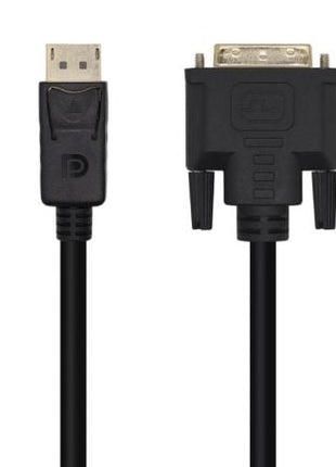 Cable Conversor Aisens A125 - 0463/ DisplayPort Macho - DVI Macho/ Hasta 5W/ 2300Mbps/ 3m/ Negro - Tiensol