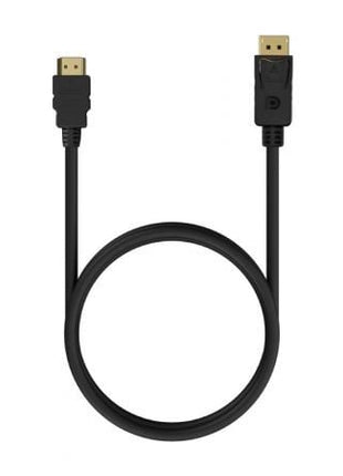 Cable Conversor Aisens A125 - 0550/ Displayport Macho - HDMI Macho/ Hasta 5W/ 2300Mbps/ 50cm/ Negro - Tiensol