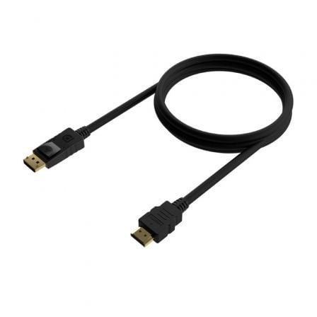 Cable Conversor Aisens A125 - 0550/ Displayport Macho - HDMI Macho/ Hasta 5W/ 2300Mbps/ 50cm/ Negro - Tiensol