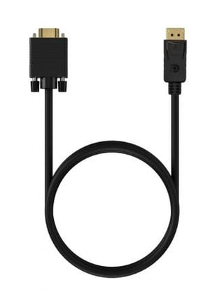 Cable Conversor Aisens A125 - 0552/ DisplayPort Macho - VGA Macho/ Hasta 5W/ 2300Mbps/ 1m/ Negro - Tiensol