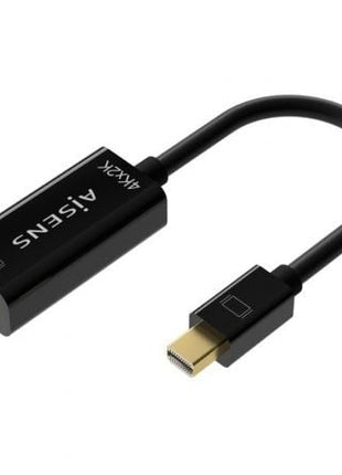 Cable Conversor Aisens A125 - 0643/ Mini DisplayPort Macho - HDMI Hembra/ Hasta 5W/ 2300Mbps/ 15cm/ Negro - Tiensol