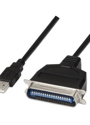 Cable Conversor impresora Aisens A104 - 0038/ USB Macho - CN36 Macho/ Negro - Tiensol