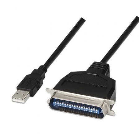 Cable Conversor impresora Aisens A104 - 0038/ USB Macho - CN36 Macho/ Negro - Tiensol