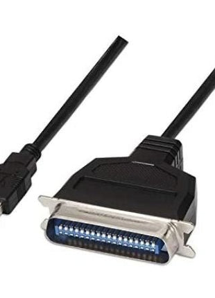 Cable Conversor impresora Nanocable 10.03.0001/ USB Macho - CN36 Macho/ 1.5m/ Negro - Tiensol