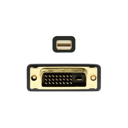 Cable Conversor Mini DisplayPort Aisens A125 - 0363/ Mini DisplayPort Macho - DVI Macho/ 2m/ Negro - Tiensol