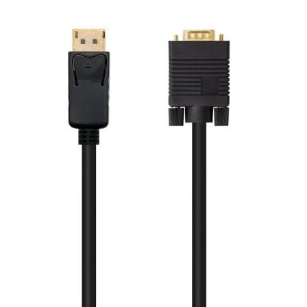 Cable Conversor Nanocable 10.15.4401/ DisplayPort Macho - VGA Macho/ 1m/ Negro - Tiensol